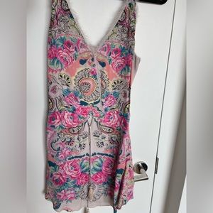 Rory beca silk floral dress xs